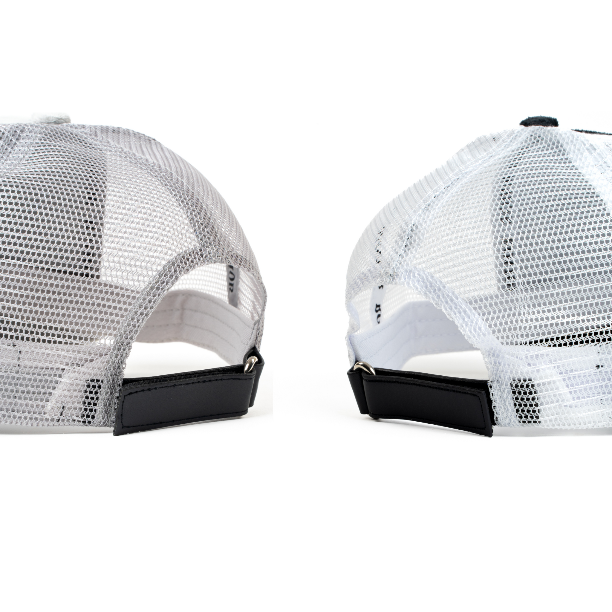 Paris Velvet Kasketter - Grå & Sort/Hvid