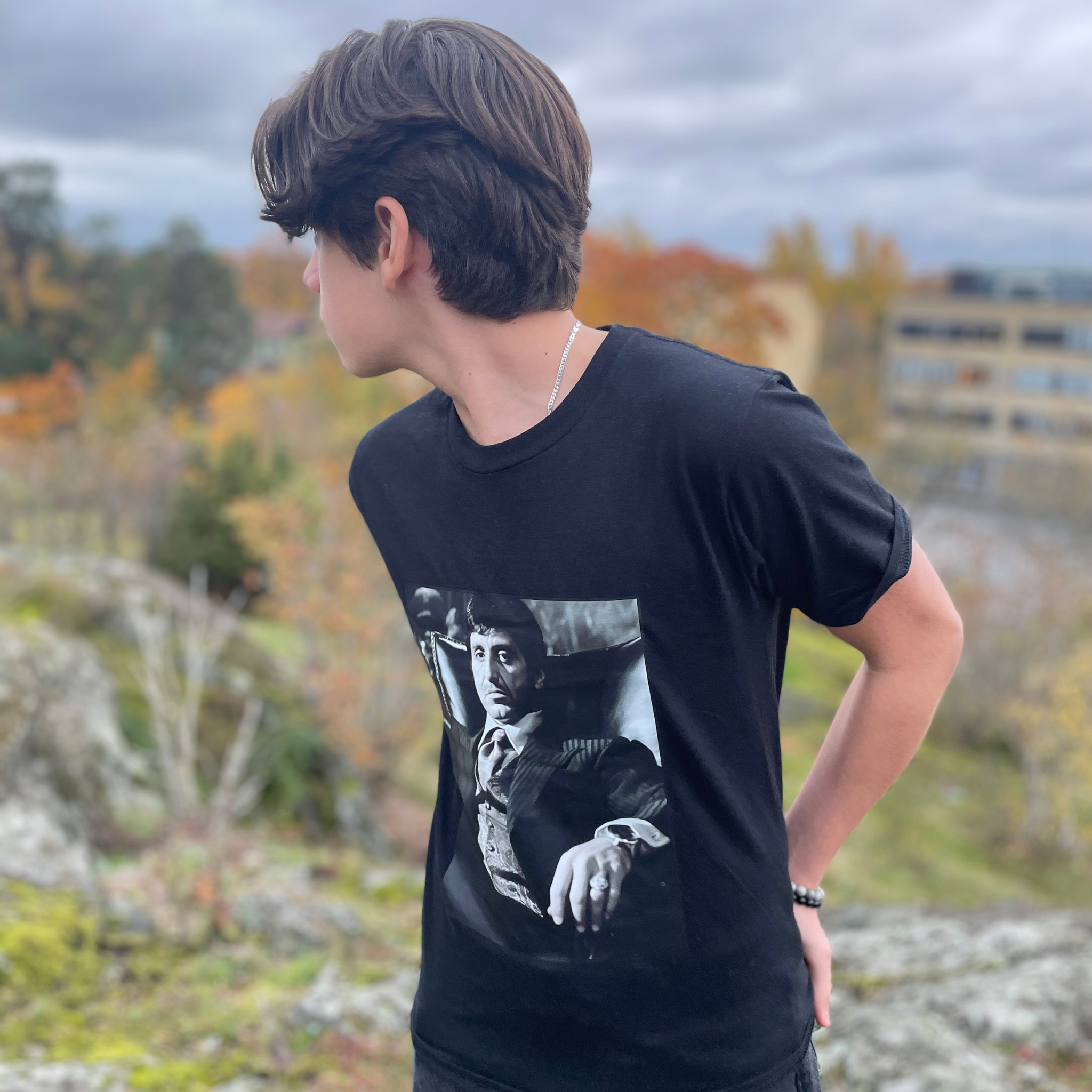 Al Pacino T-Shirt - Svart