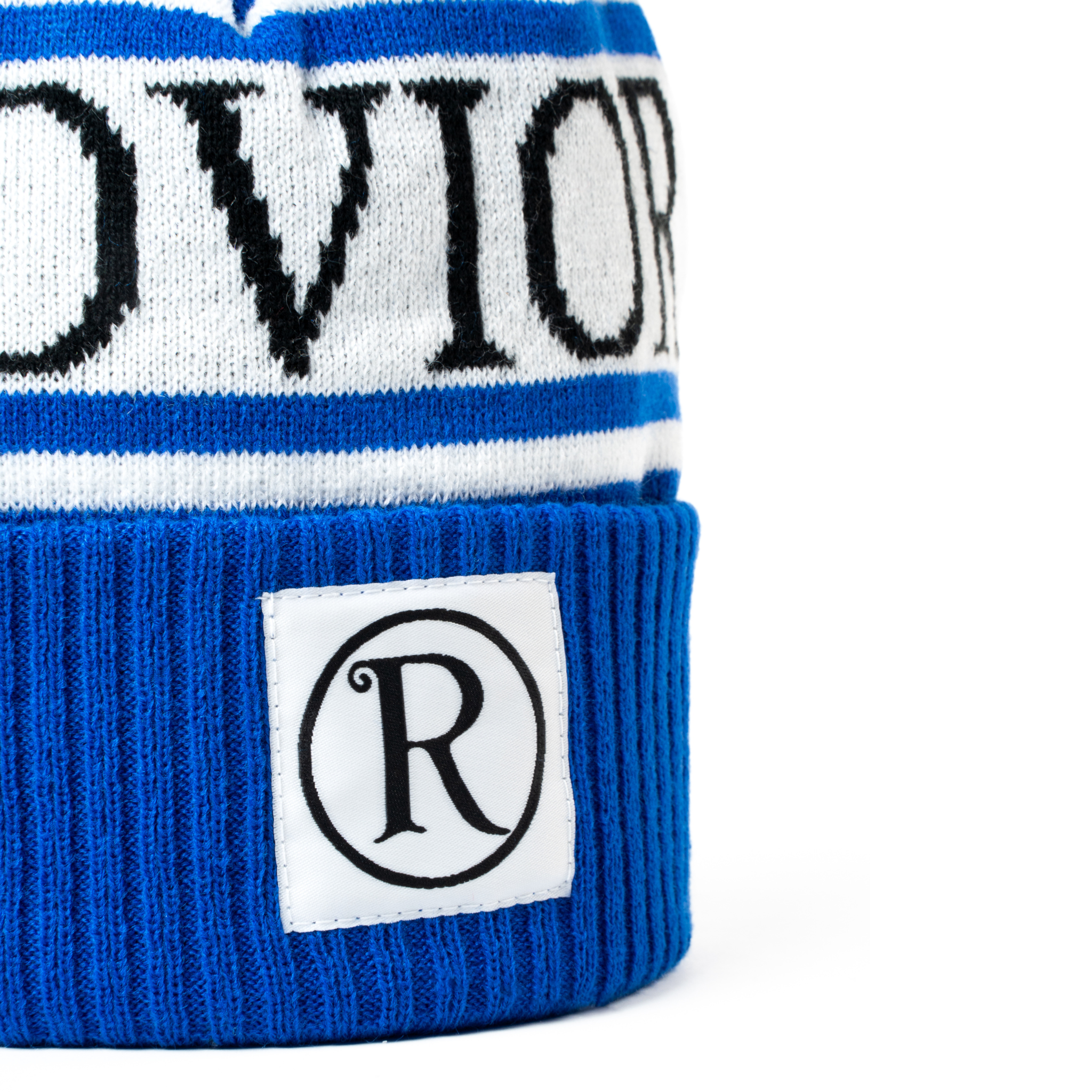 The "Knitted Blue Fluffy Beanie"