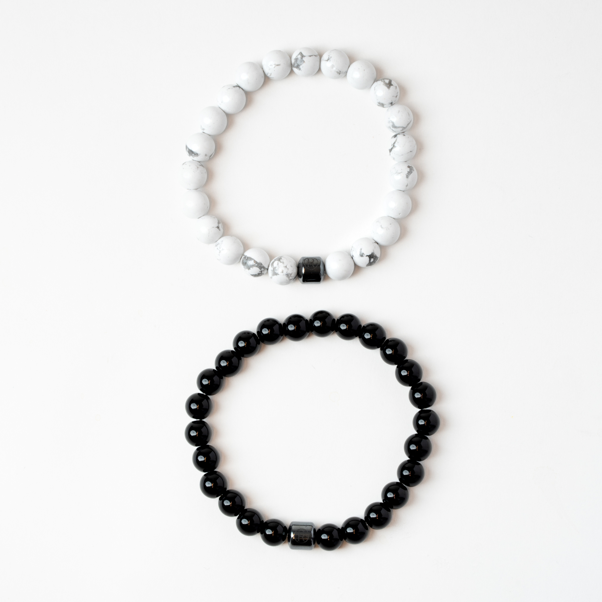 The C4 Velvet Cap &amp; The Black &amp; White Marble Bracelets