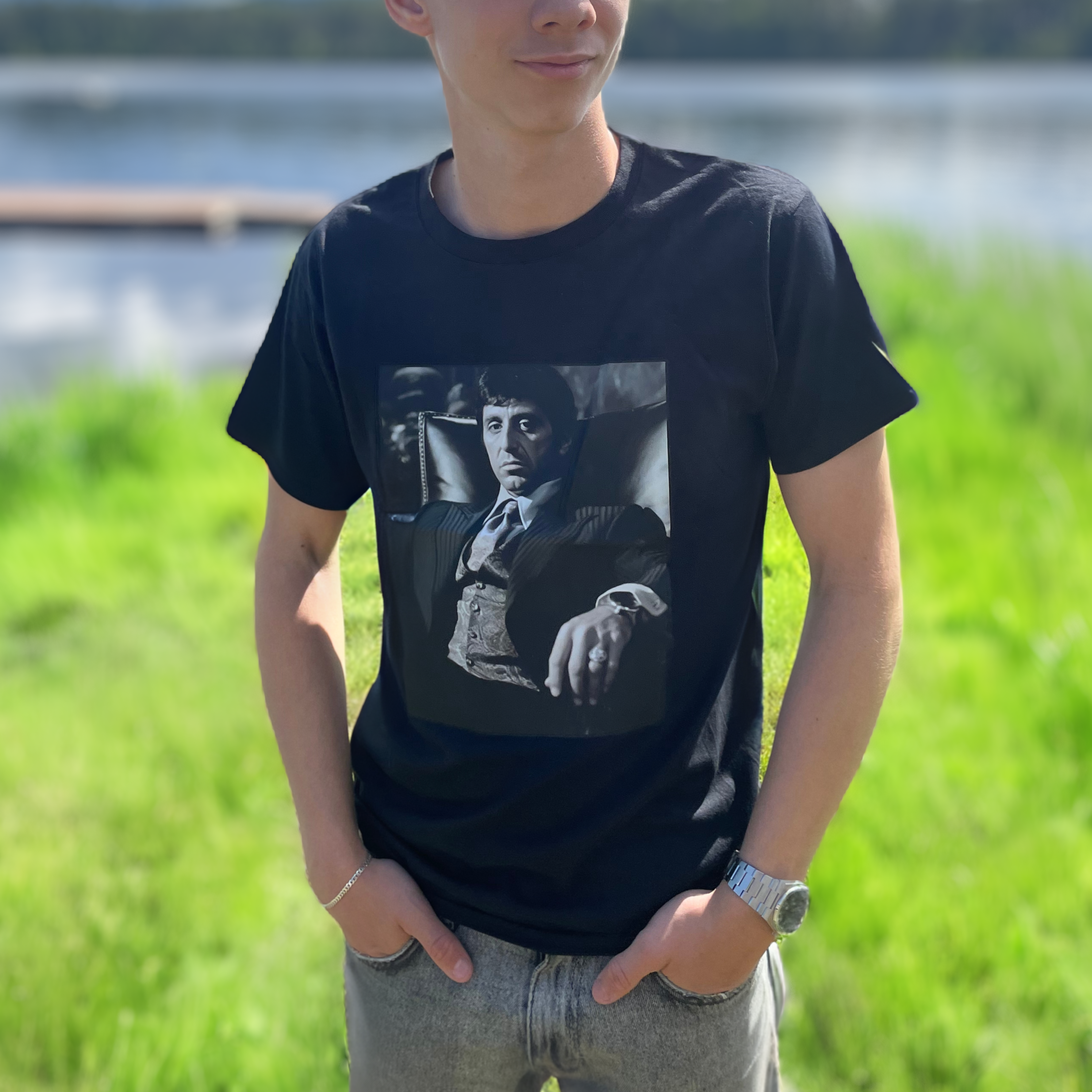 Al Pacino T-Shirt - Svart